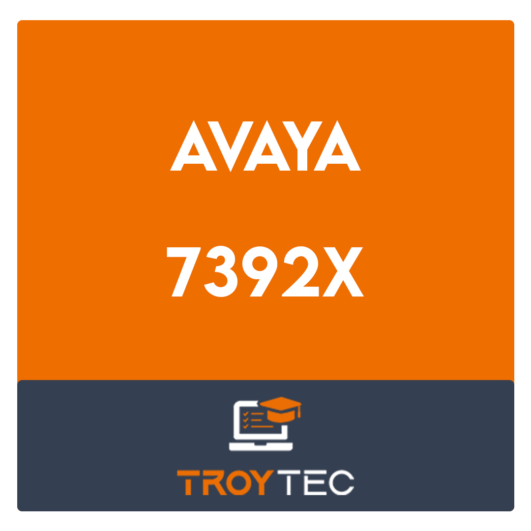 7392X-Avaya AuraÂ® Call Center Elite Implementation Exam