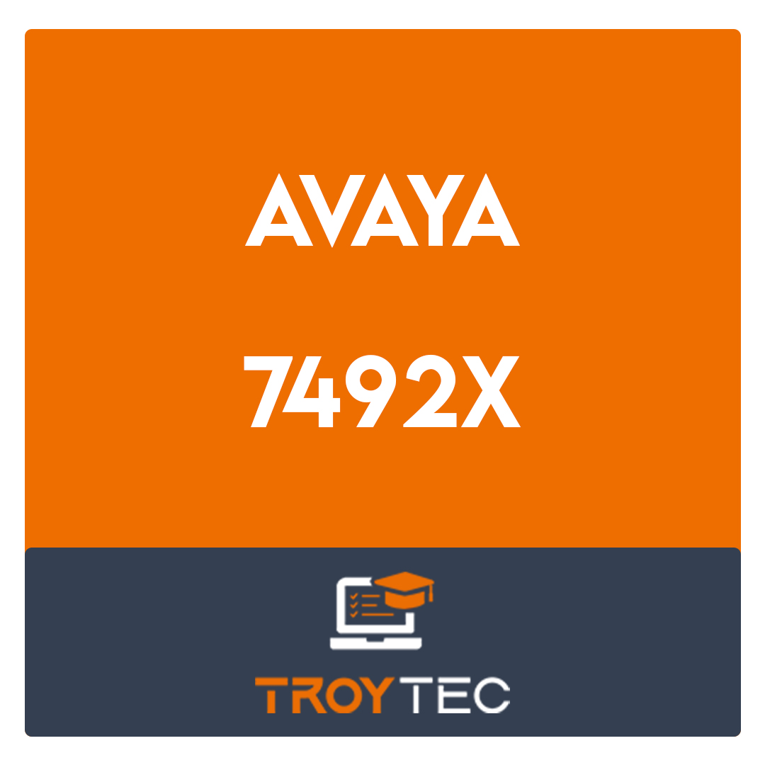 7492X-Avaya AuraÂ® Call Center Elite Support Exam