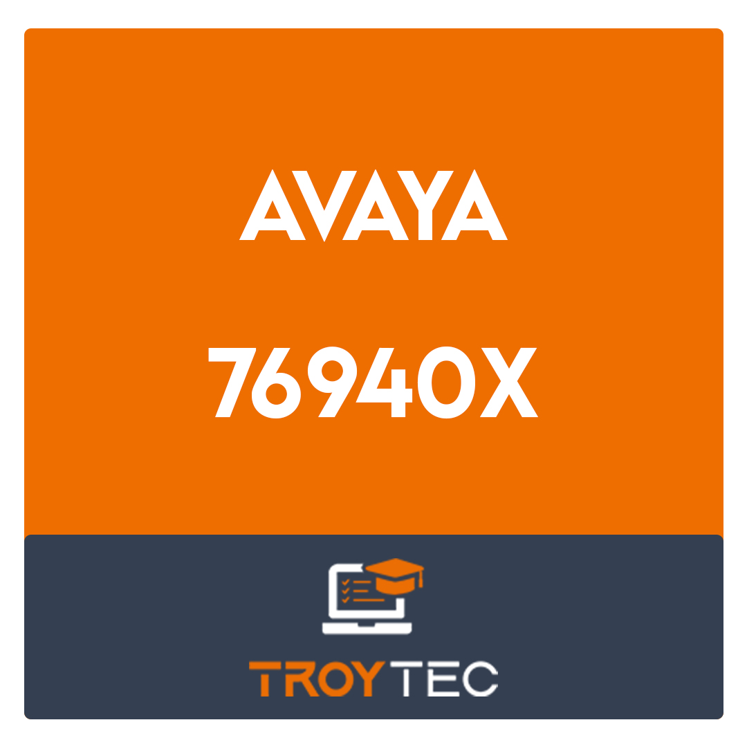 76940X-Avaya Converged Platform Support Exam