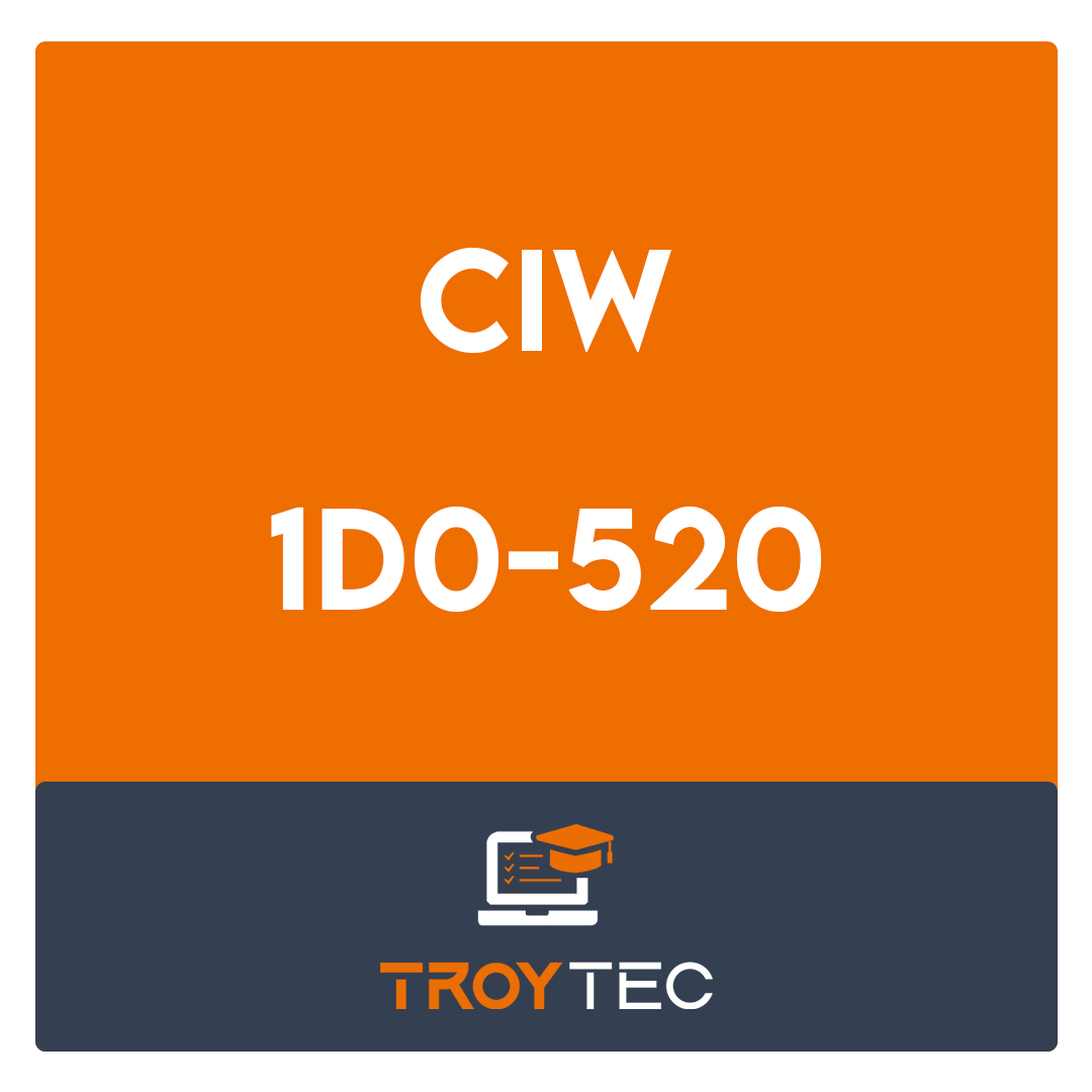 1D0-520-CIW Web Design Specialist Exam