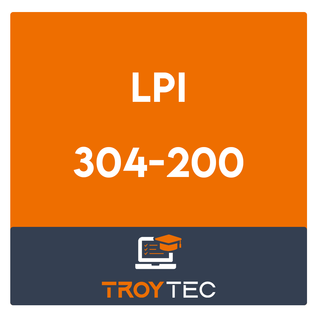 304-200-LPI Level 3 Exam 304, Senior Level Linux Certification, Virtualization & High Availability Exam