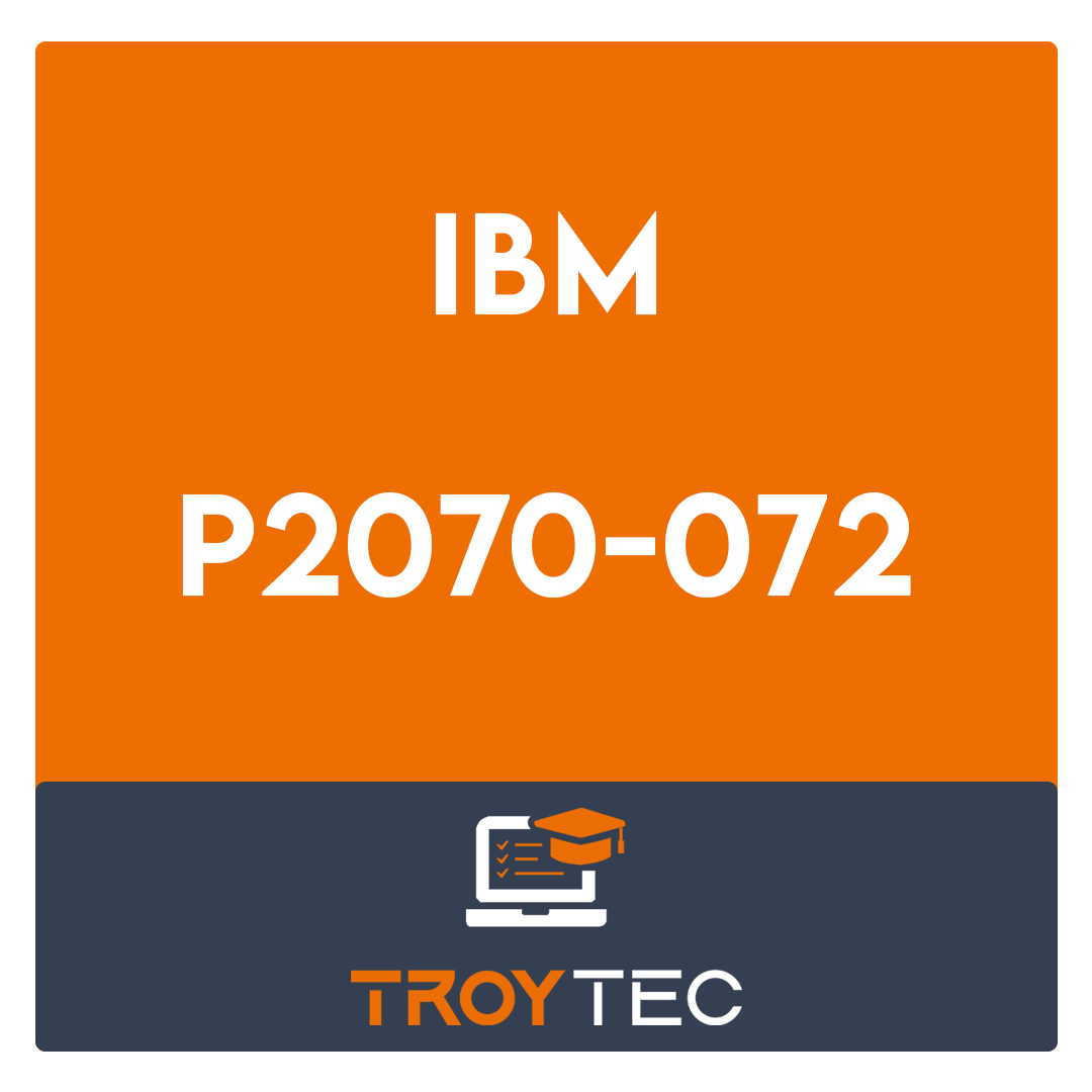 P2070-072-IBM Content Collector Technical Mastery Test v1 Exam