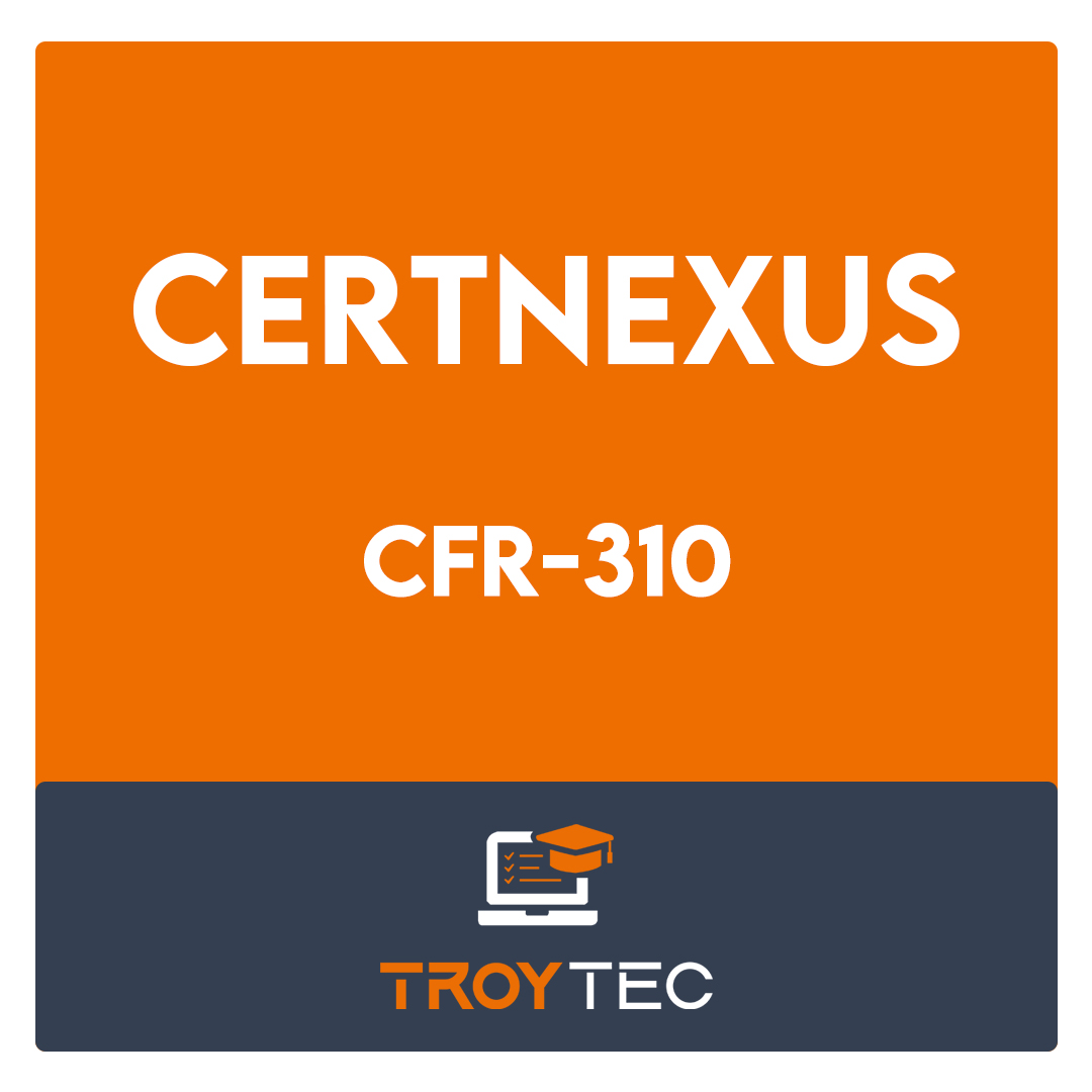 CFR-310-CyberSec First Responder Exam