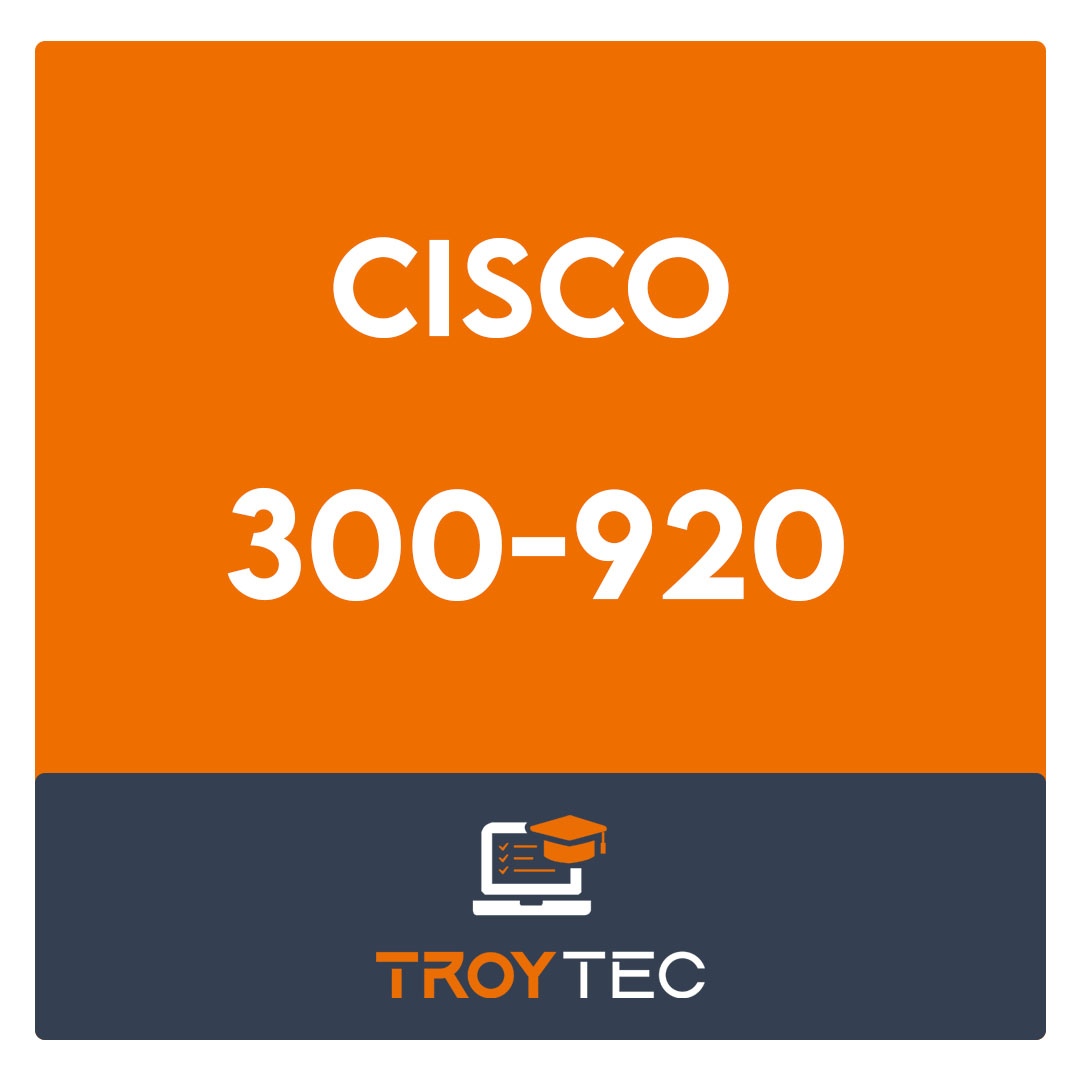 300-920-Developing Applications for Cisco Webex and Webex Devices (DEVWBX) Exam