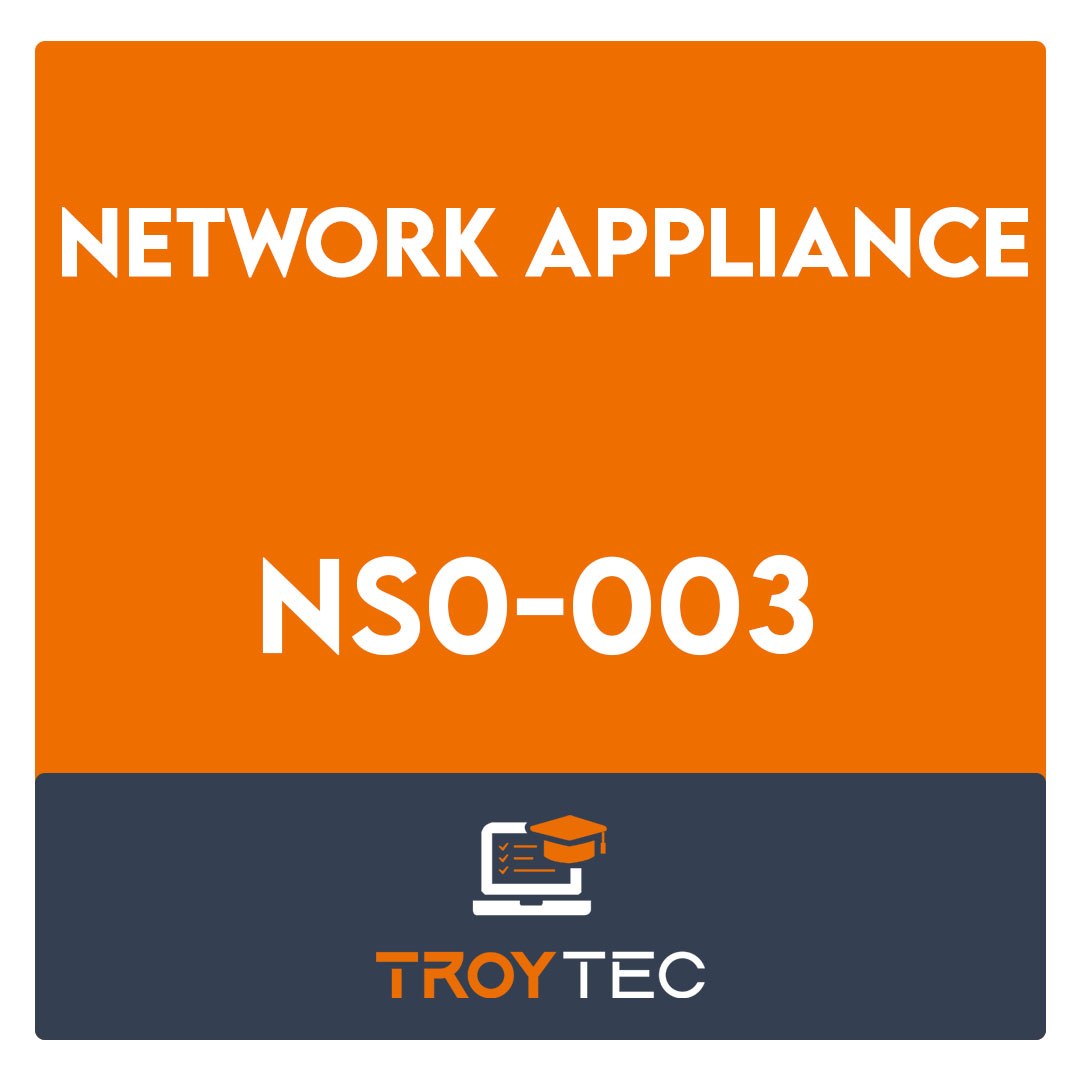 NS0-003-NetApp Certified Technology Associate Exam