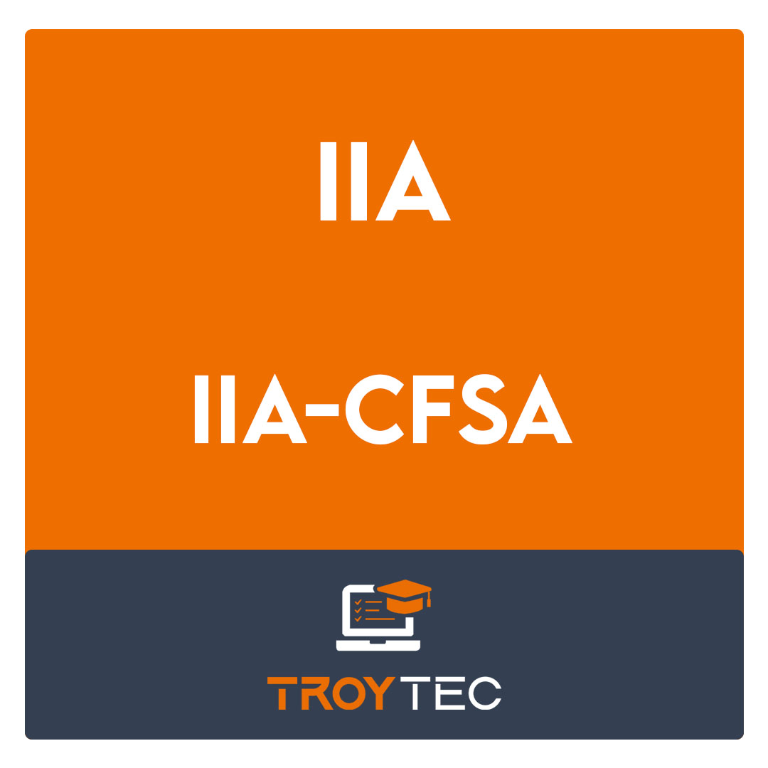 IIA-CFSA-Certified Financial Services Auditor Exam