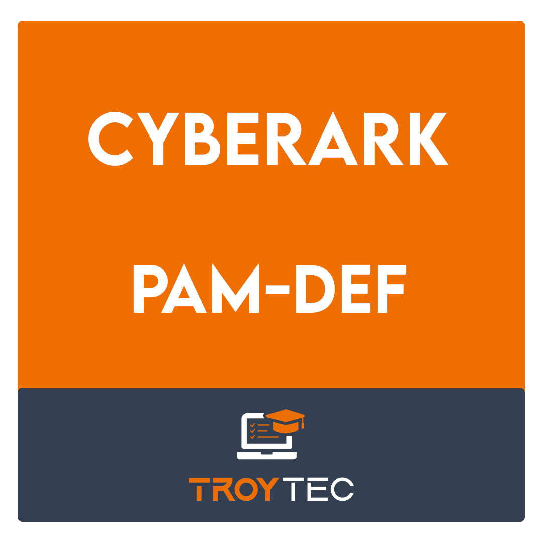 PAM-DEF-CyberArk Defender – PAM Exam